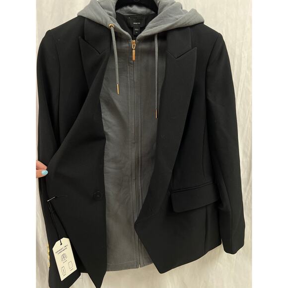 Express Black Blazer with Gold Buttons - Picture 2 of 8